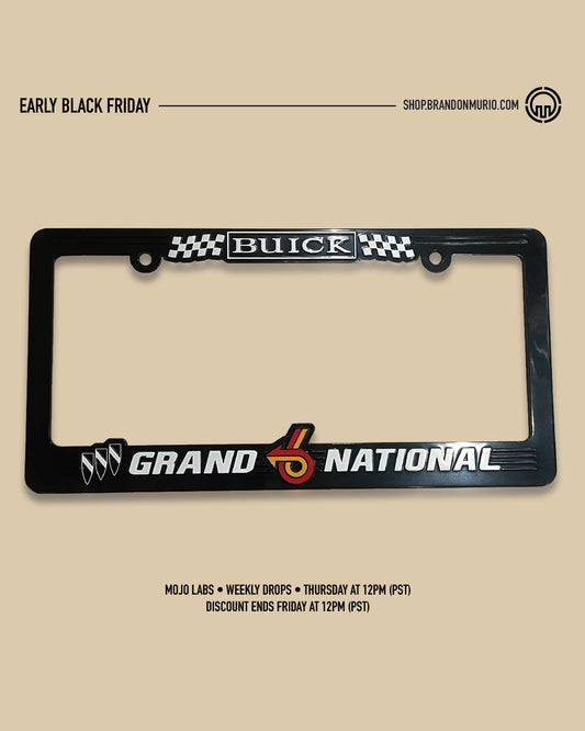 LICENSE PLATE FRAME - GN