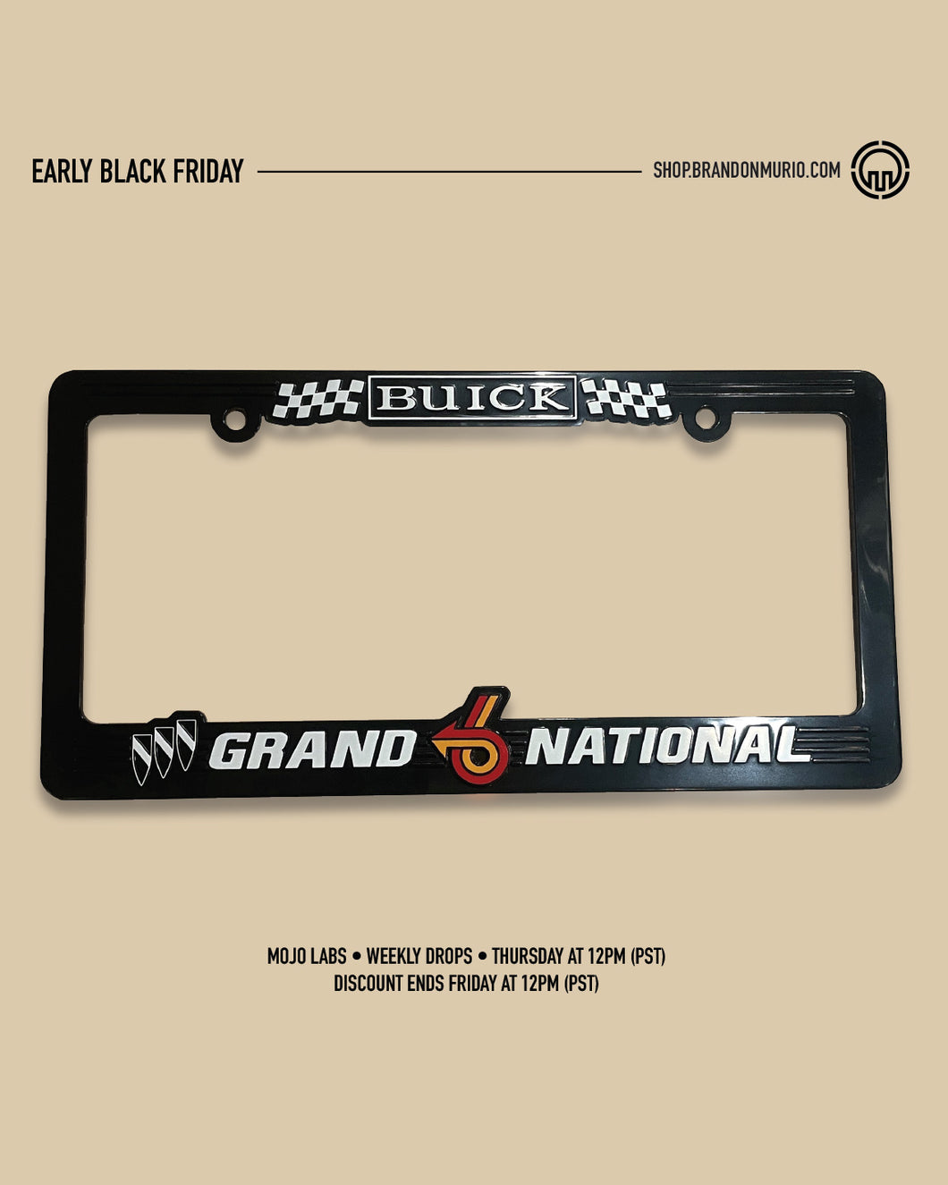 LICENSE PLATE FRAME - GN