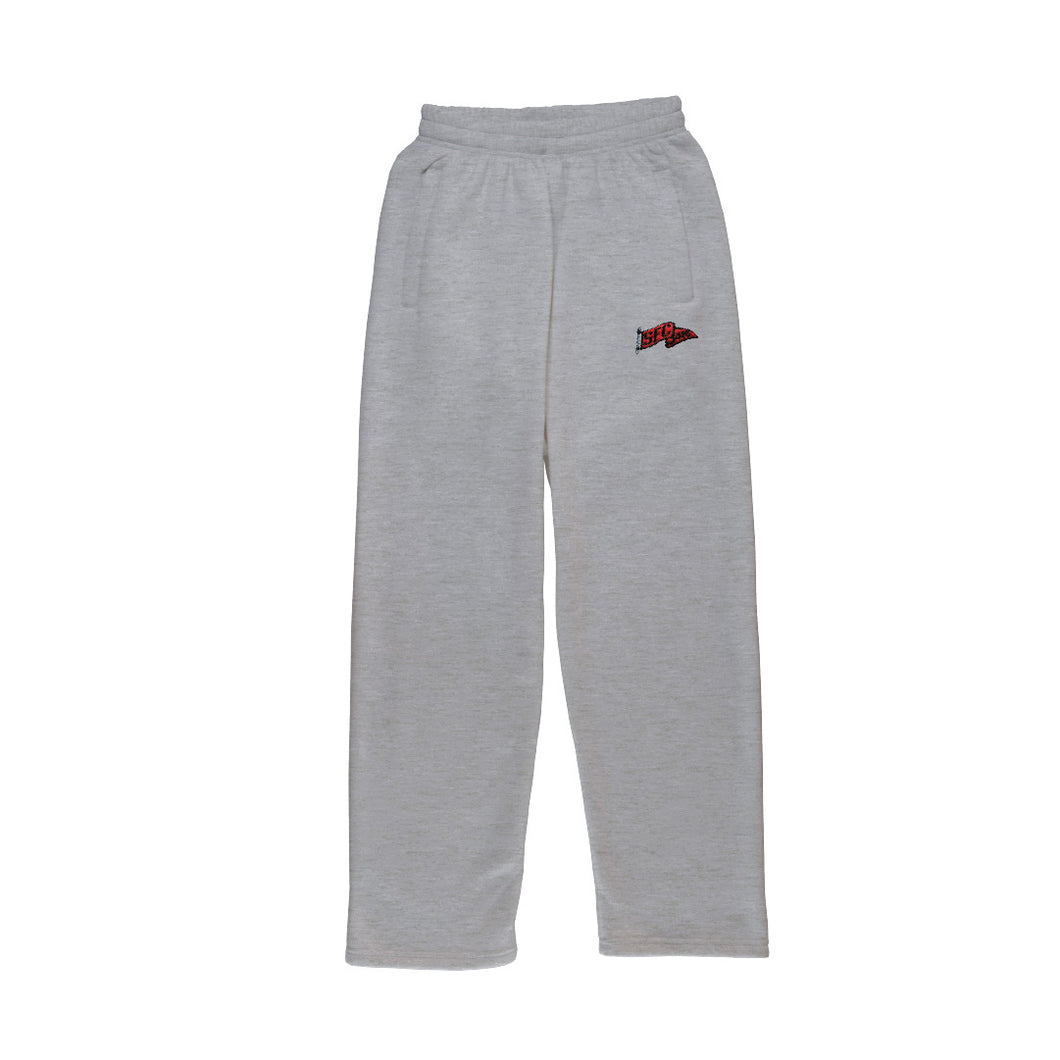 TEAM SFC - OPEN BOTTOM SWEATPANTS - GREY (fits small)