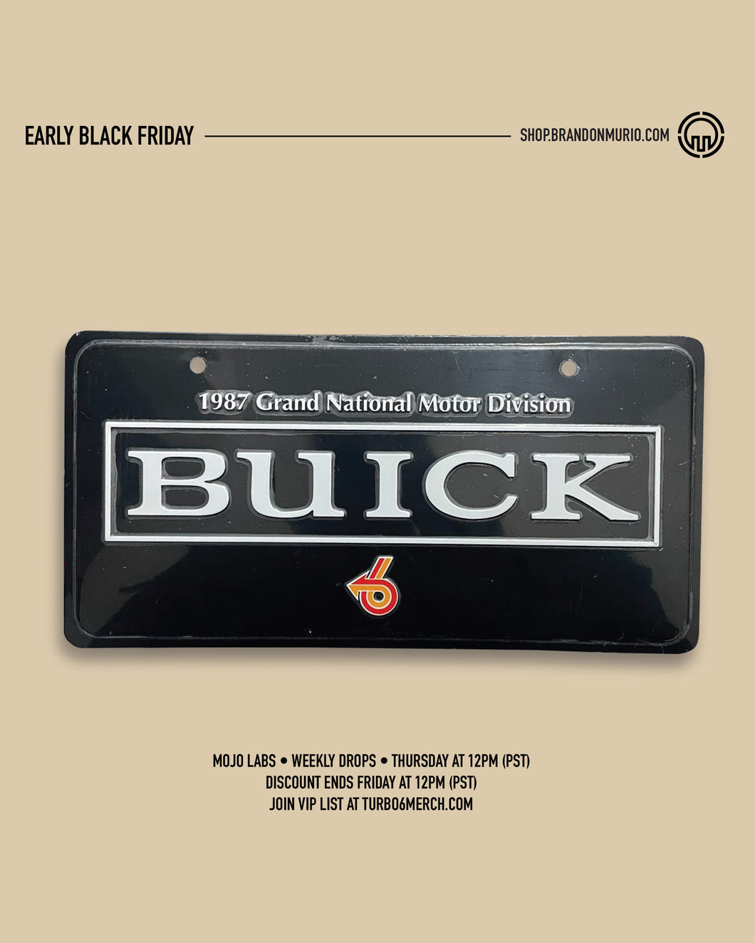 LICENSE PLATE - 87' GN ALUMINUM STAMPED 12