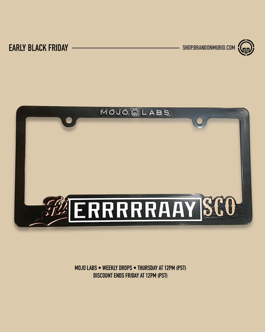 LICENSE PLATE FRAME - ERRRRRAAY