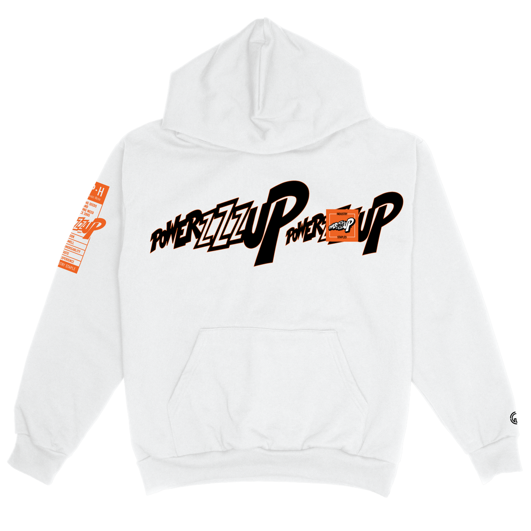POWERZZZZUP PLANTING SEEDS HOODIE - WHITE